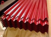 Colour Coated Hot Rolled Corrugated Galvanized Steel Sheet For Roofing 762mm Width