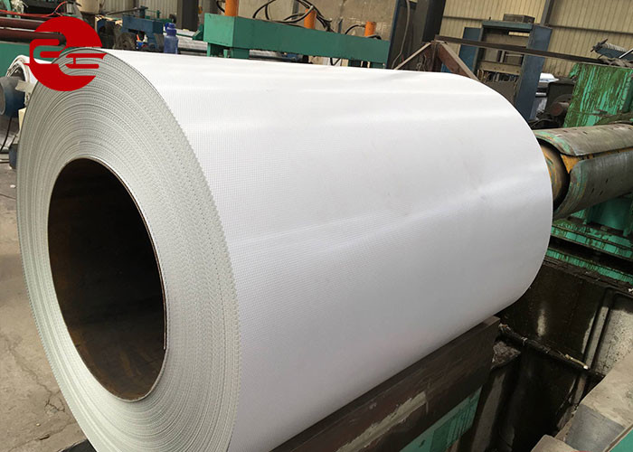 white prepainted galvanized steel from China with 0.12-2.0mm