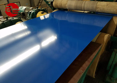 Red / Green / Blue Colour Coated Galvanized Sheets With PPGL 0.12-2.0 mm