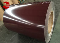 0.12mm Thickness Prepainted GI Steel Coil / PPGL Color Coated Galvanized Steel Sheet
