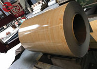 0.12mm - 3.0mm Thickness Wood Grain Ppgi Coil Sheet / Prepainted Galvanized Steel Coil