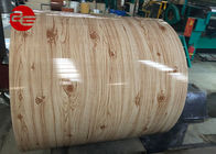 Wood Grain Ppgi Coil Sheet / Prepainted Galvanized Sheet Coil Ppgl Steel Strip