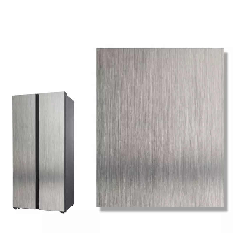 Embossed Side Color PVC Laminated Steel Sheet For Refrigerator