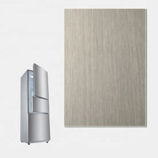 Embossed Side Color PVC Laminated Steel Sheet For Refrigerator