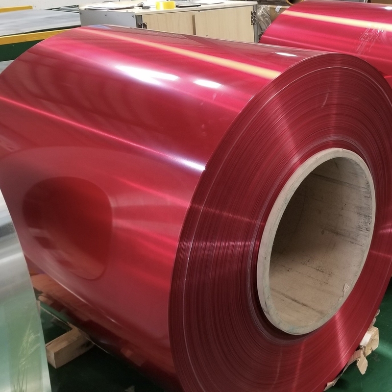Colored Aluminum Coil PE/PVDF/HDPE/FEVE ID 508mm/610mm