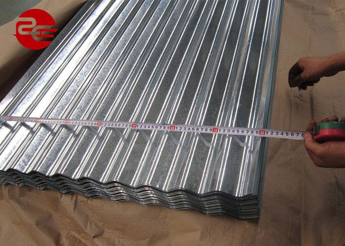 Pre Painted Corrugated Sheet For Decoration , Stability Roofing Tile Coated Roofing Sheets