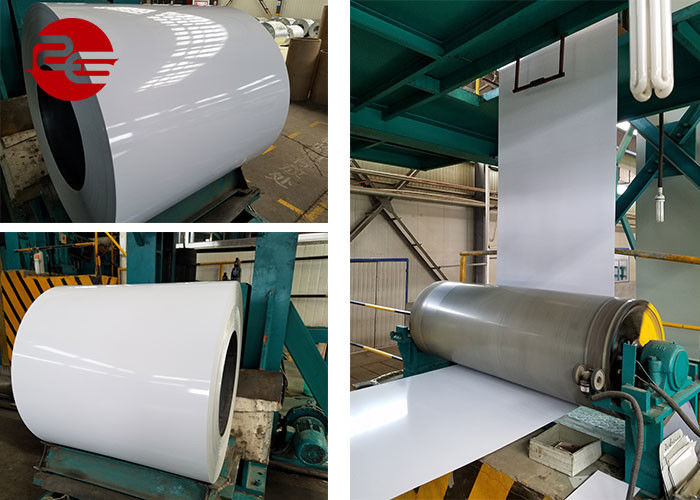 Ral Colour Galvanized Steel Sheet 0.12-0.2 mm , Household Prepainted Steel Coil