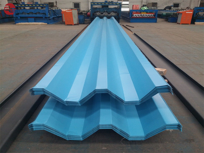 Aluzinc Galvalume Plastic Roofing Sheet For Greenhouse Width 600mm - 1250mm