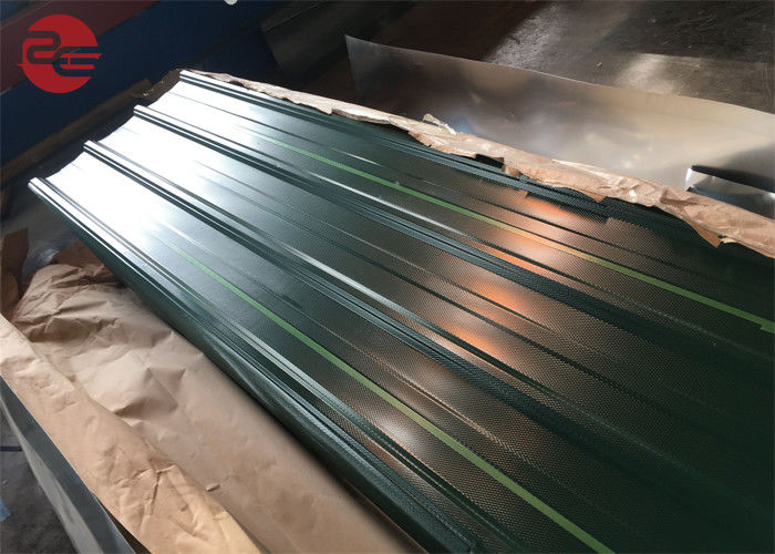 Astm A653 Corrugated Roof Sheets With Zinc Coating 40 - 200g / M2 Roof