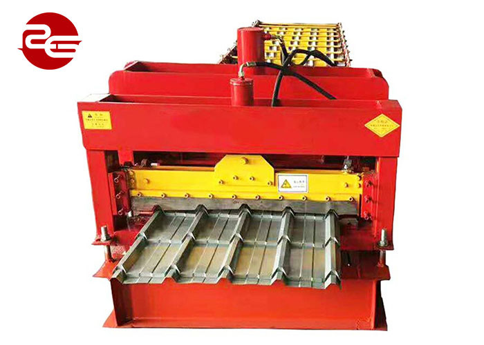 16KW Roof Tile Roll Forming Roofing Machine With Manual Wheel