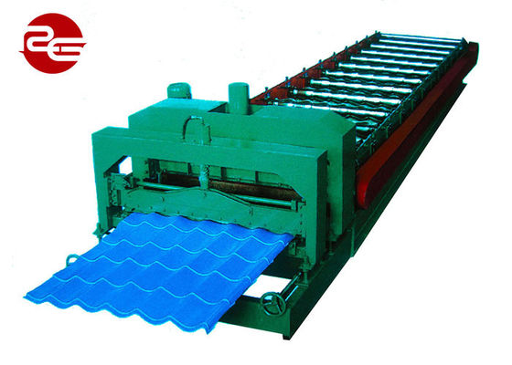 Aluminum Roofing Tile Roll Forming Making Machine 5T Loading 16KW