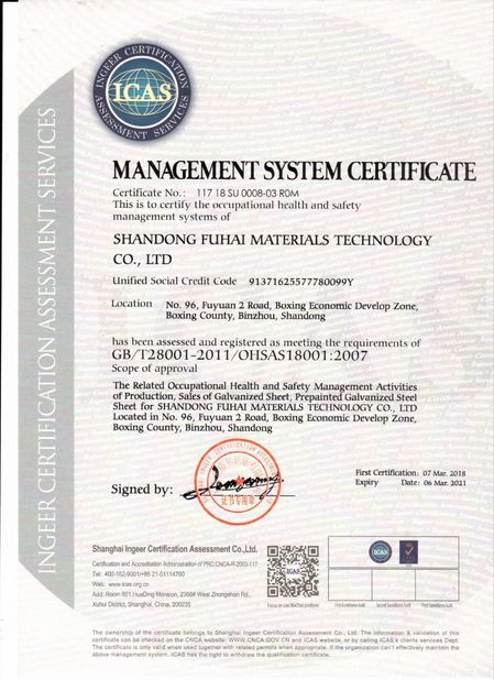 China Rogo Industrial (Shanghai) Co., Ltd. Certification